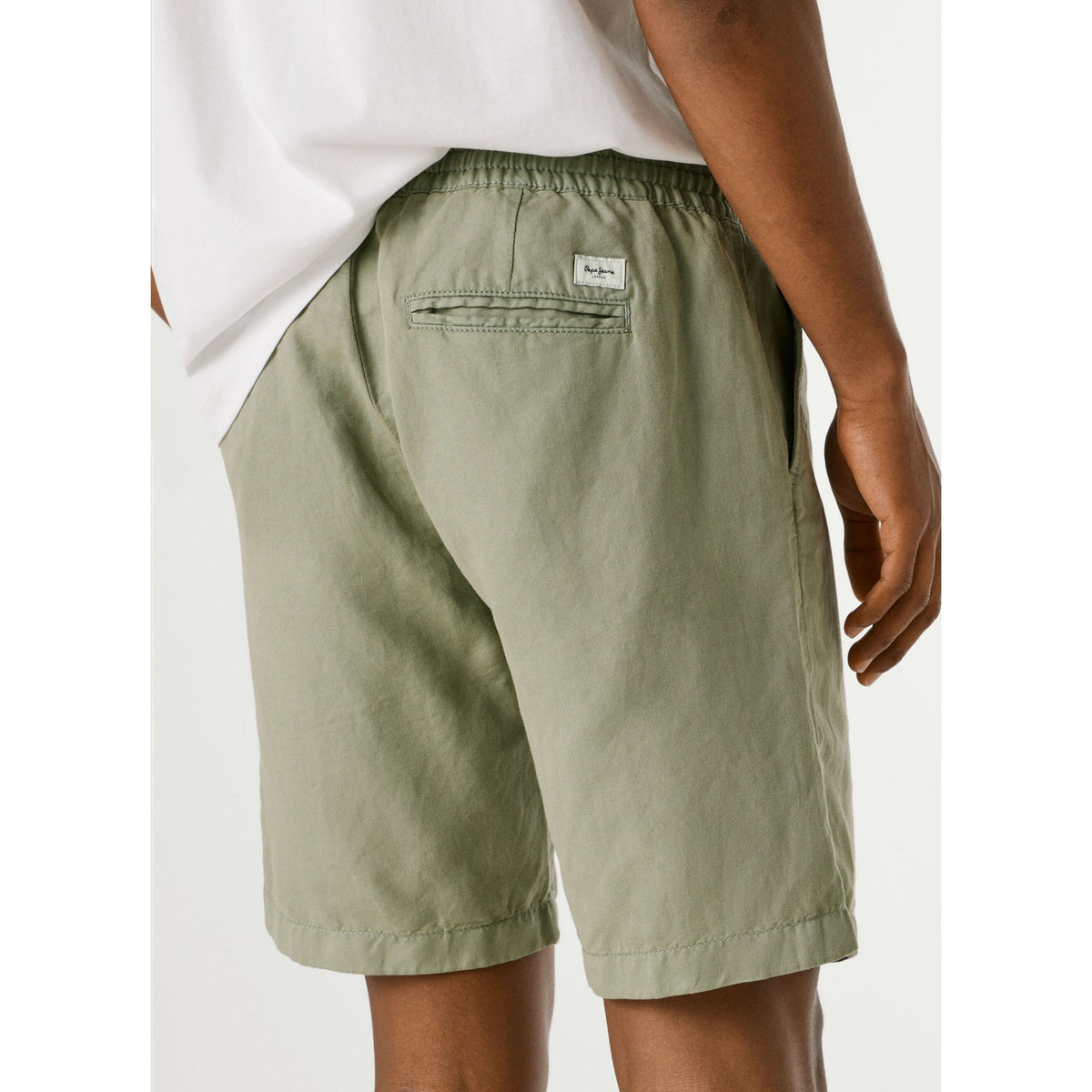 Relaxed Fit Linen Shorts