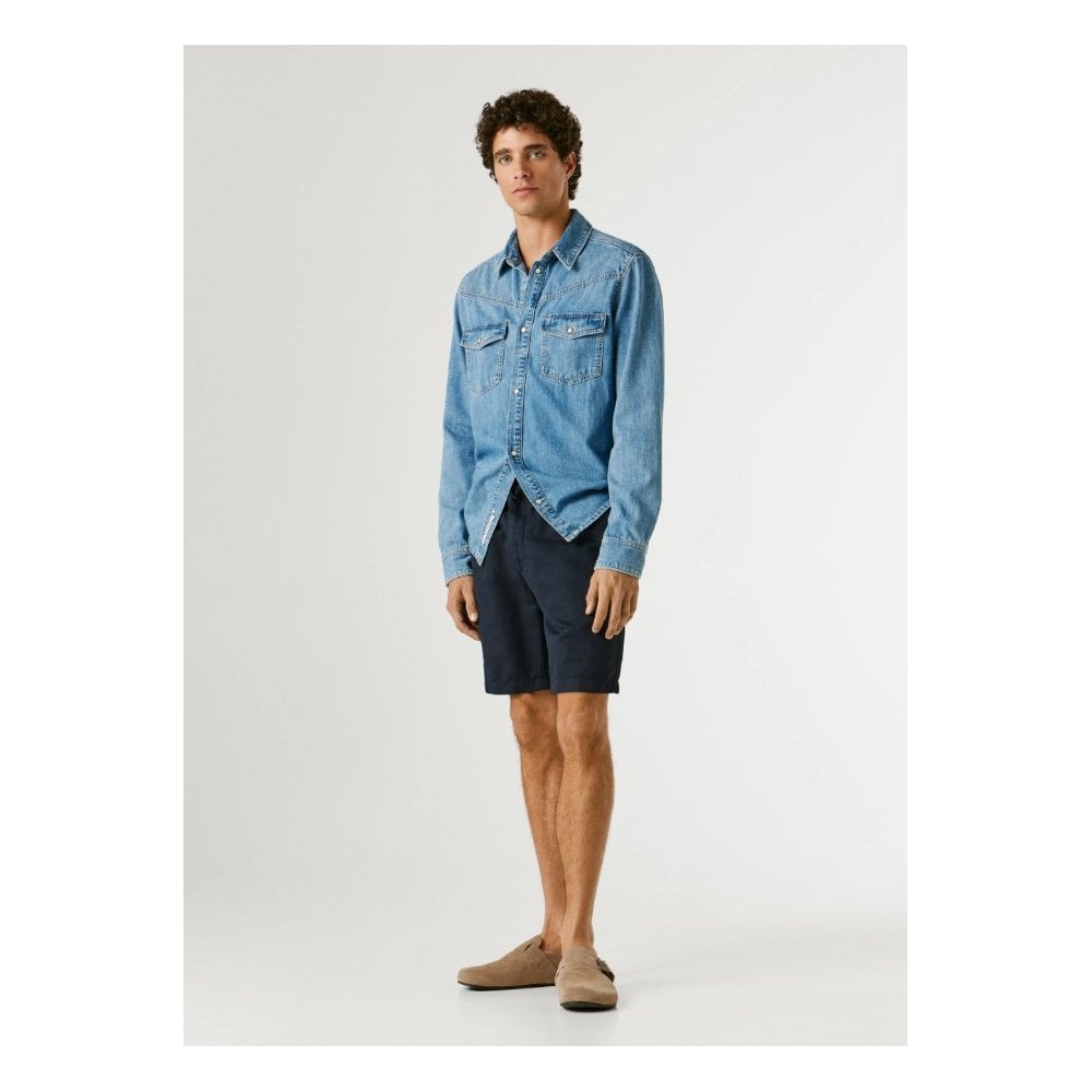 Relaxed Fit Linen Shorts
