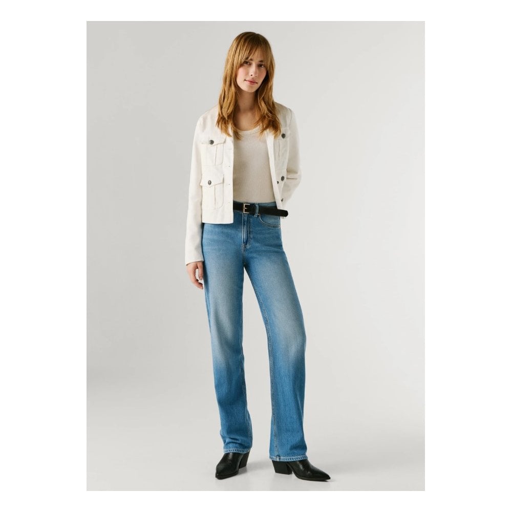 Robyn High Waist Straight Fit Jeans