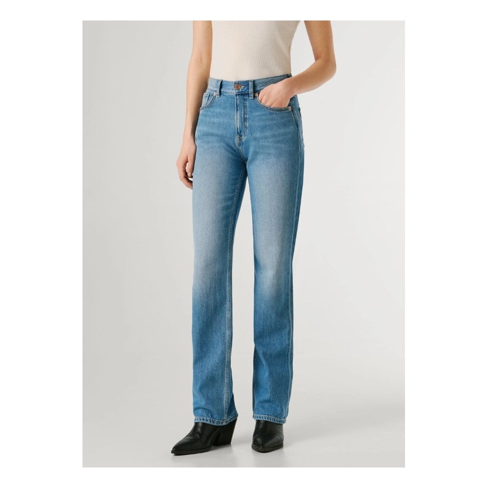 Robyn High Waist Straight Fit Jeans