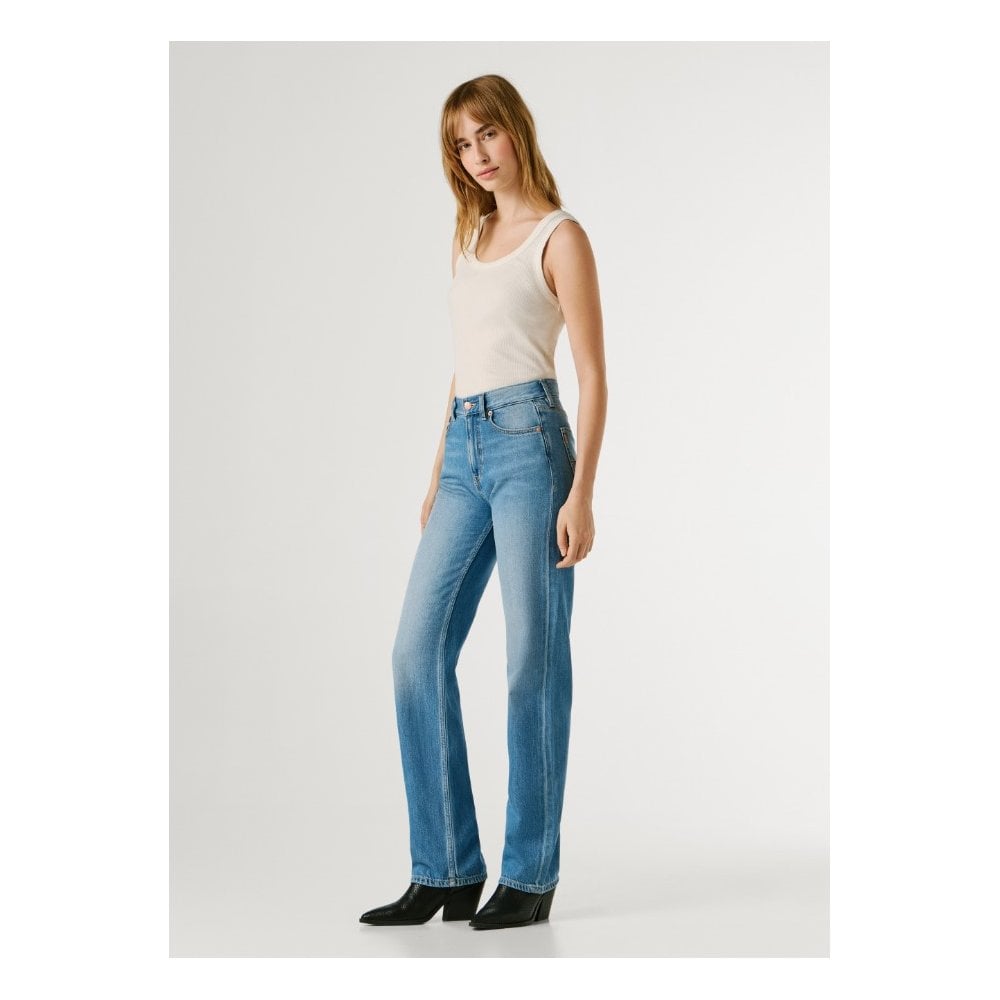 Robyn High Waist Straight Fit Jeans