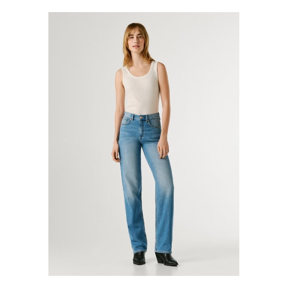 Robyn High Waist Straight Fit Jeans