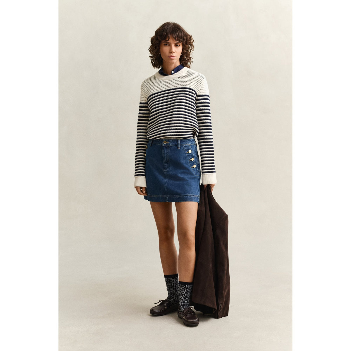 Striped Crew Neck Sweater