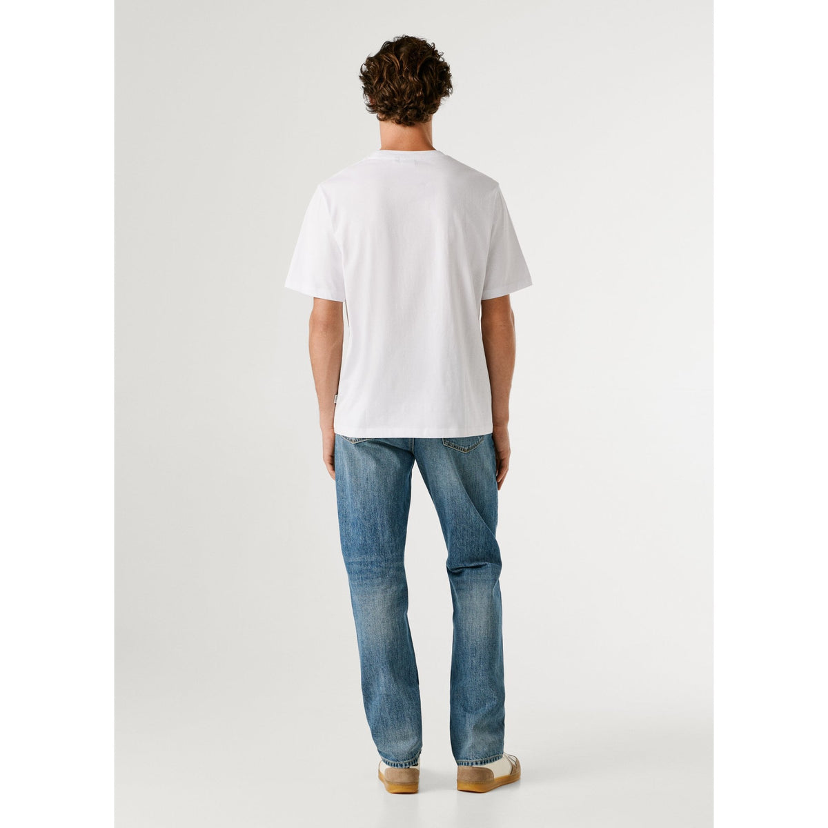 Connor Regular Fit Contrast Logo Print T-Shirt