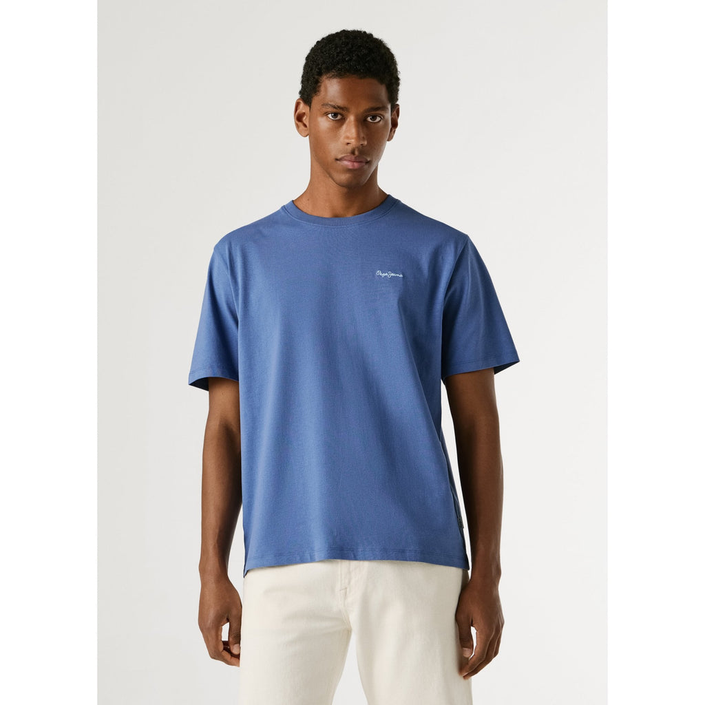 Connor Regular Fit Contrast Logo Print T-Shirt