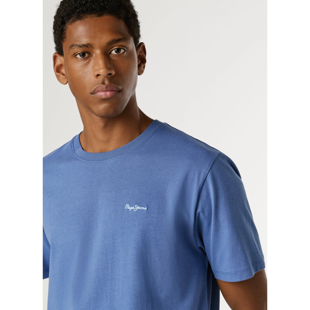 Connor Regular Fit Contrast Logo Print T-Shirt