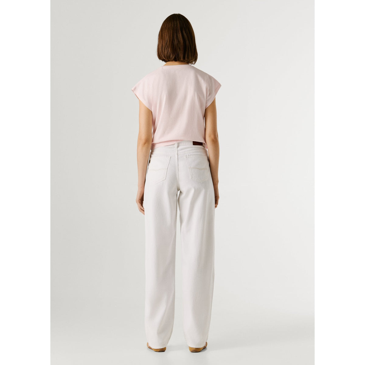 Mid Waist Loose Fit Jeans