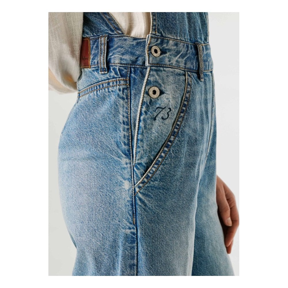 Elia Regular Fit Denim Maxi Dungarees