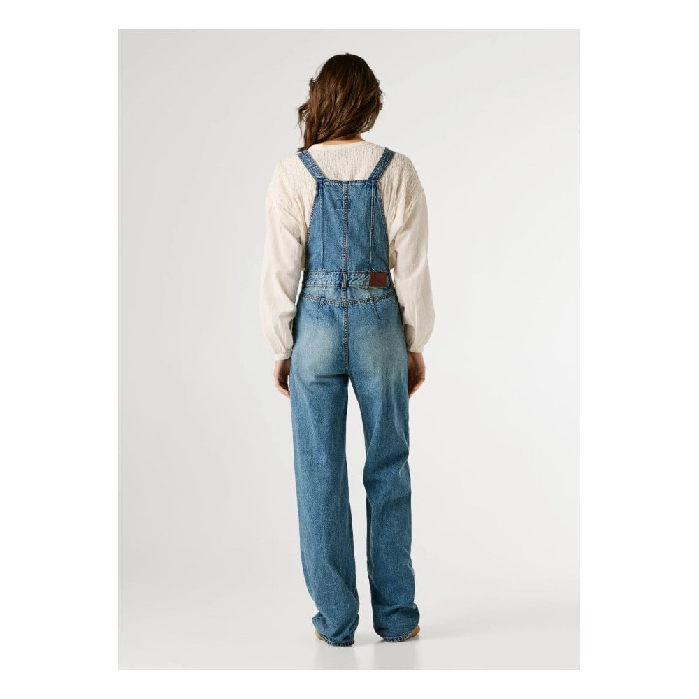 Elia Regular Fit Denim Maxi Dungarees