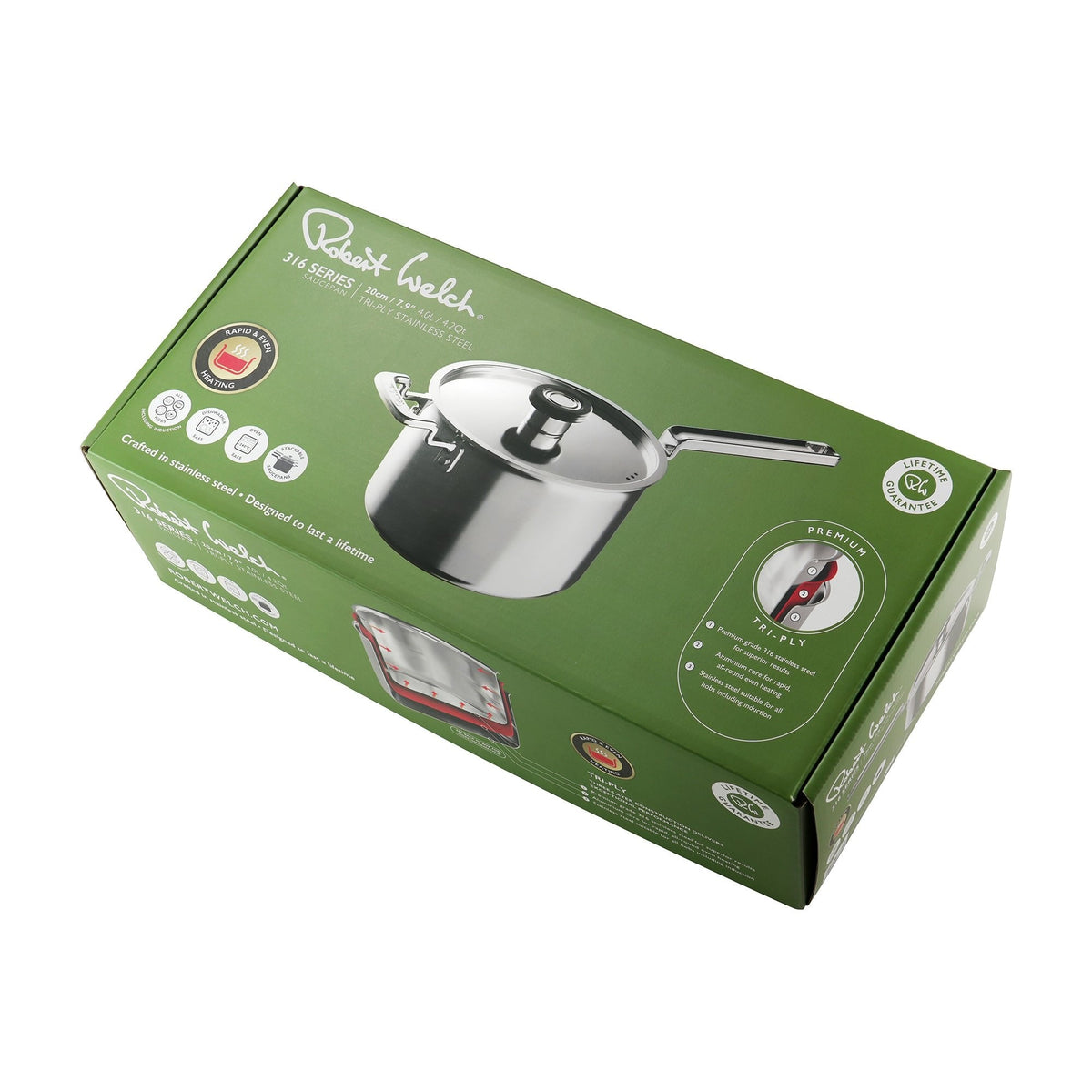 316 Series Cookware Bright Saucepan