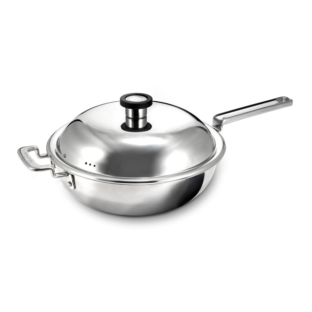 316 Series Cookware Bright Wok With Lid
