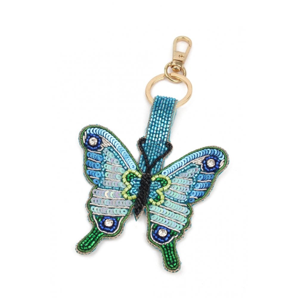 Blue Butterfly Keyring/Bag Charm