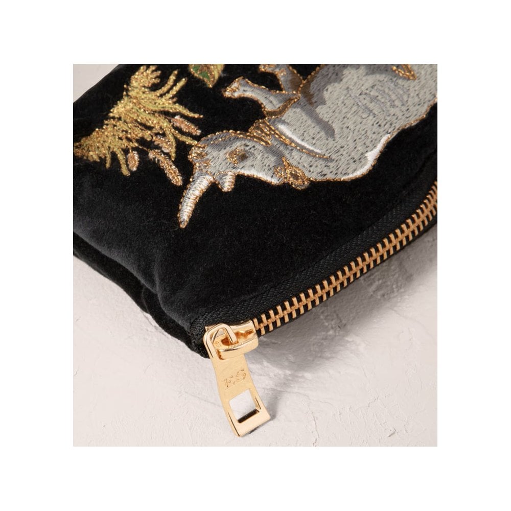 Wild Rhino Velvet Coin Purse