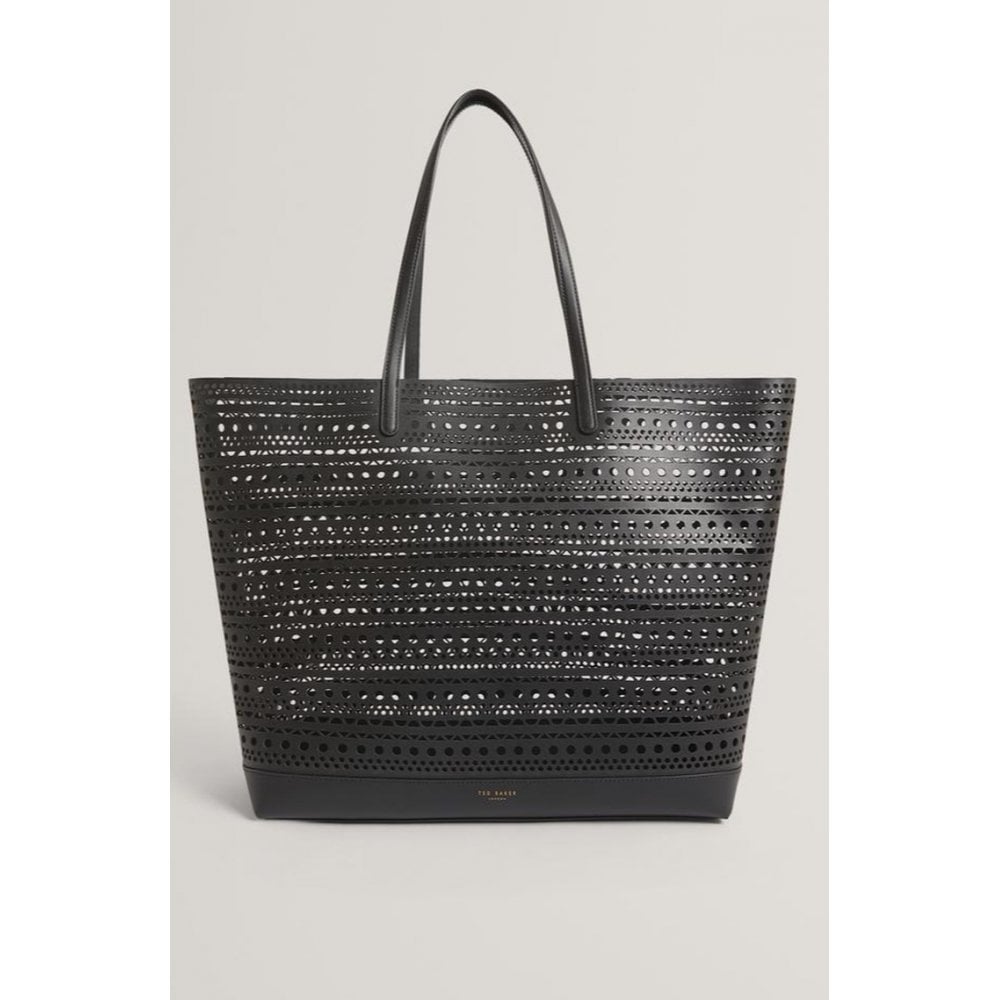 Leiiyla Laser Cut Oversized Large Tote Bag