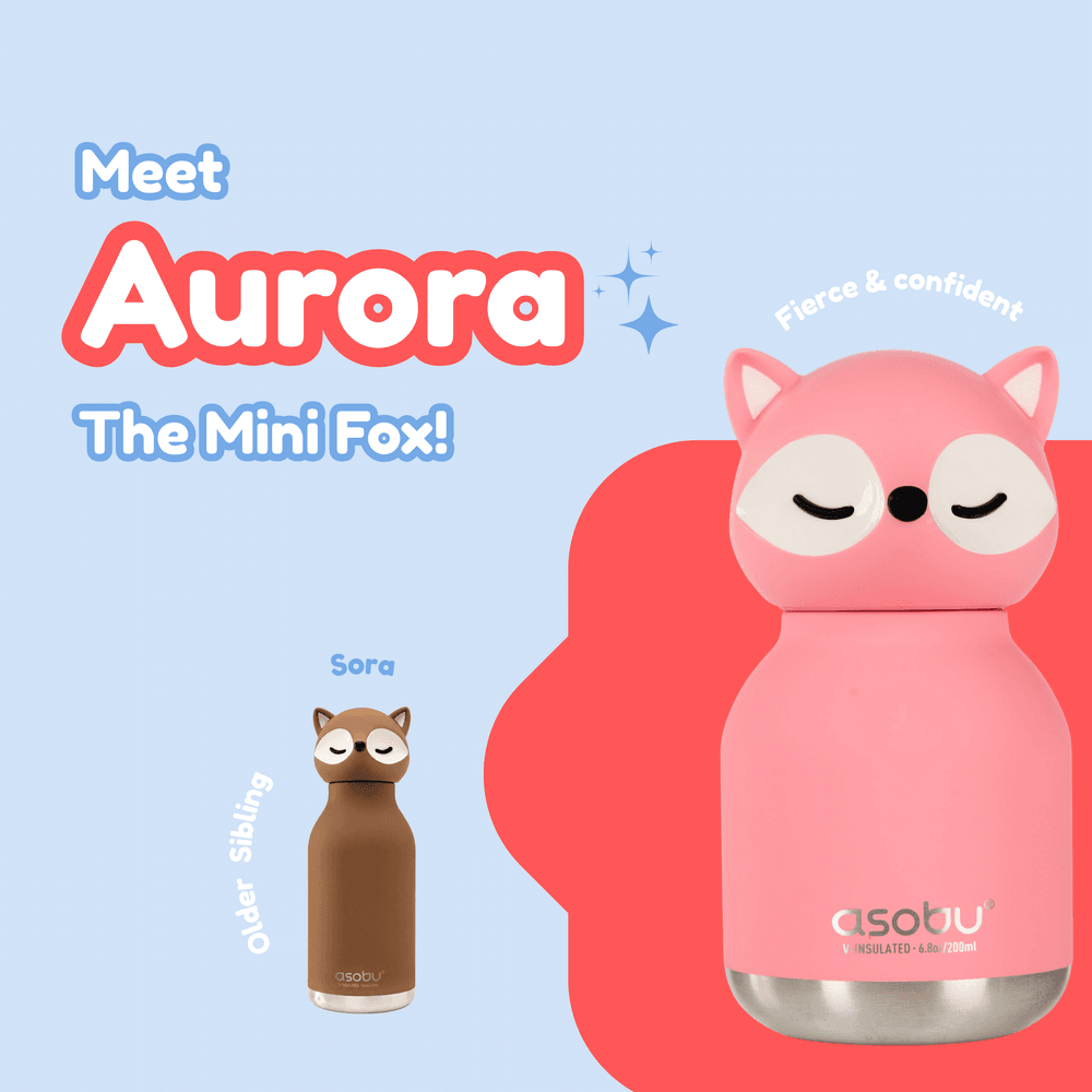 Mini Pink Fox Bestie Bottle