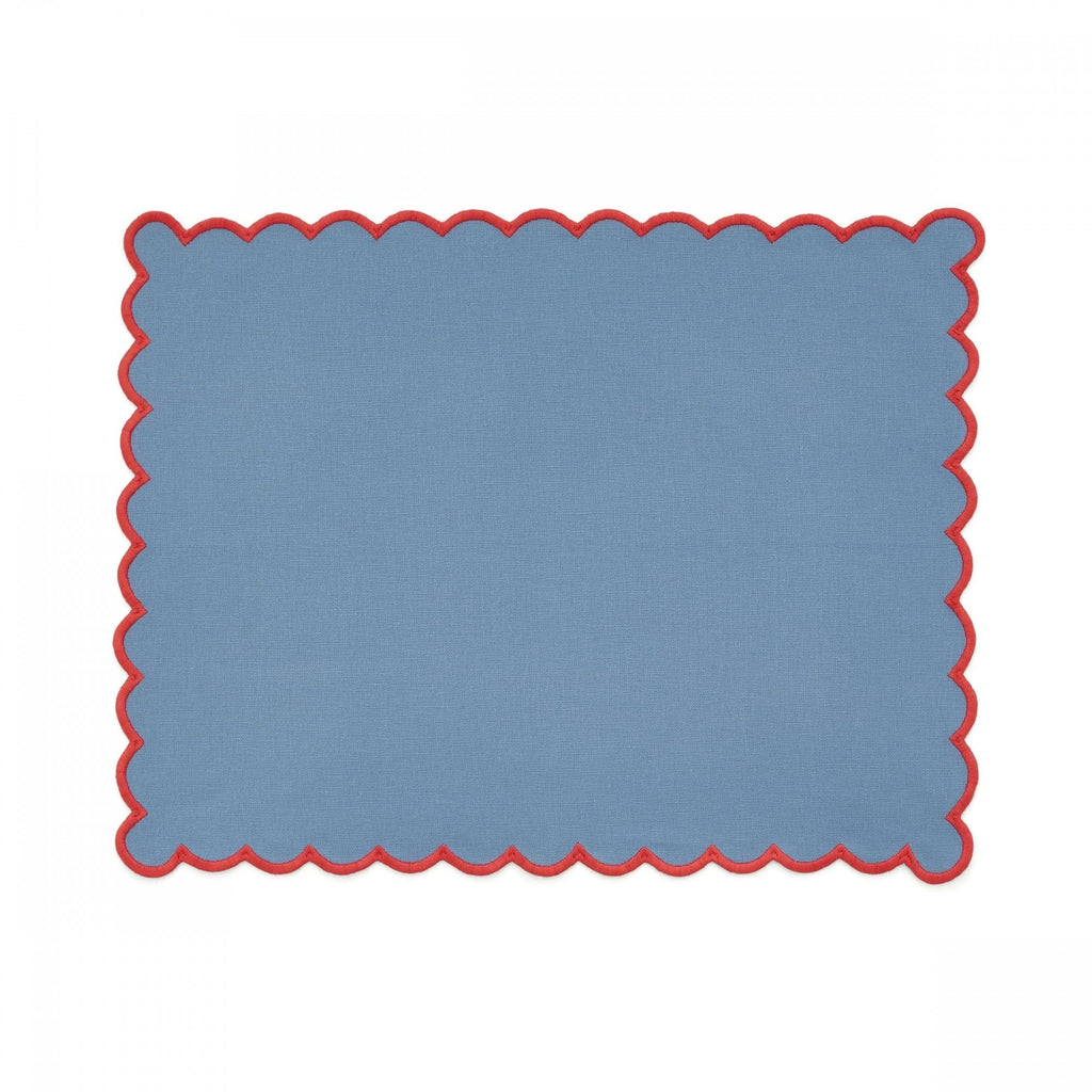 Scallop Trim Placemat - Set of 2