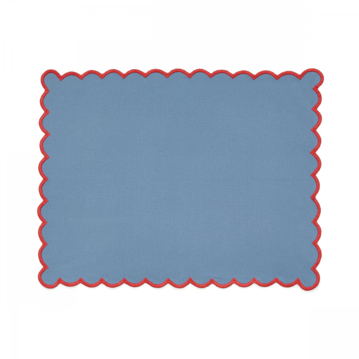 Scallop Trim Placemat - Set of 2