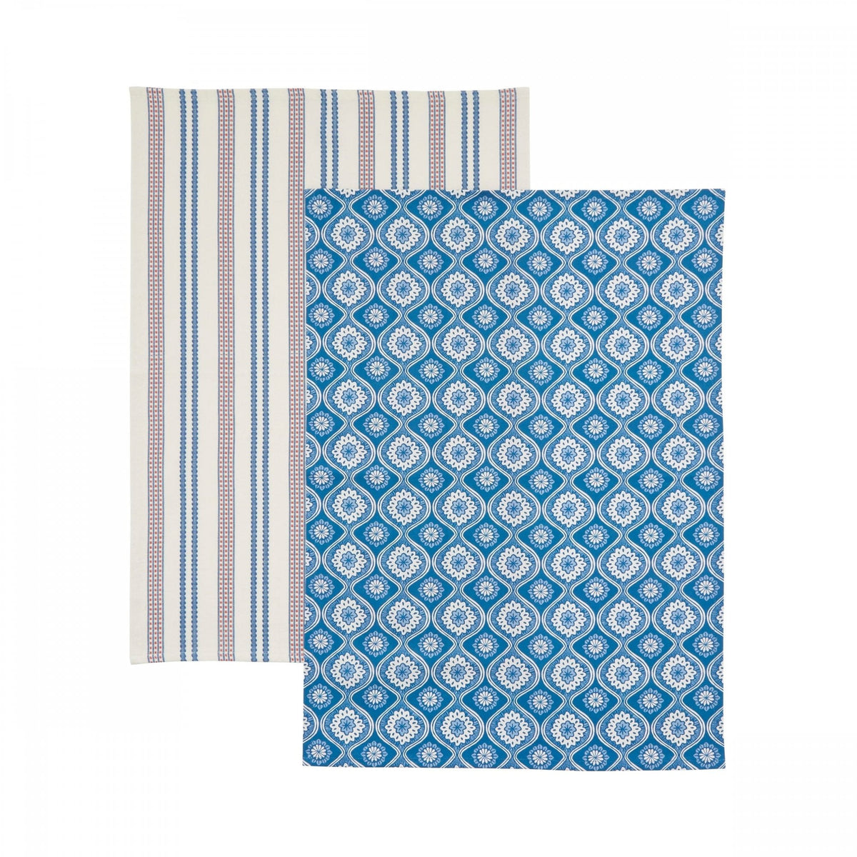 Ticking Stripe Tea Towel - Set of 2