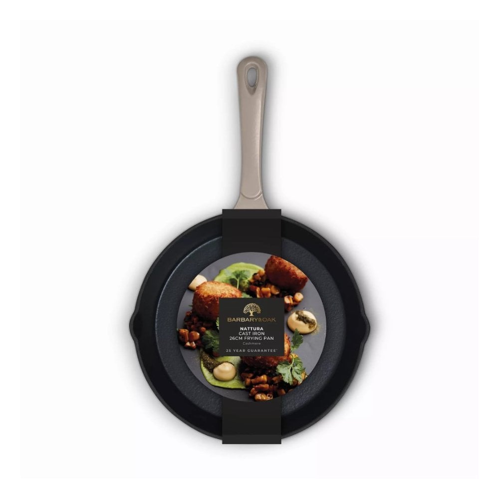 Nattura Cast Iron Round Fry Pan 26cm