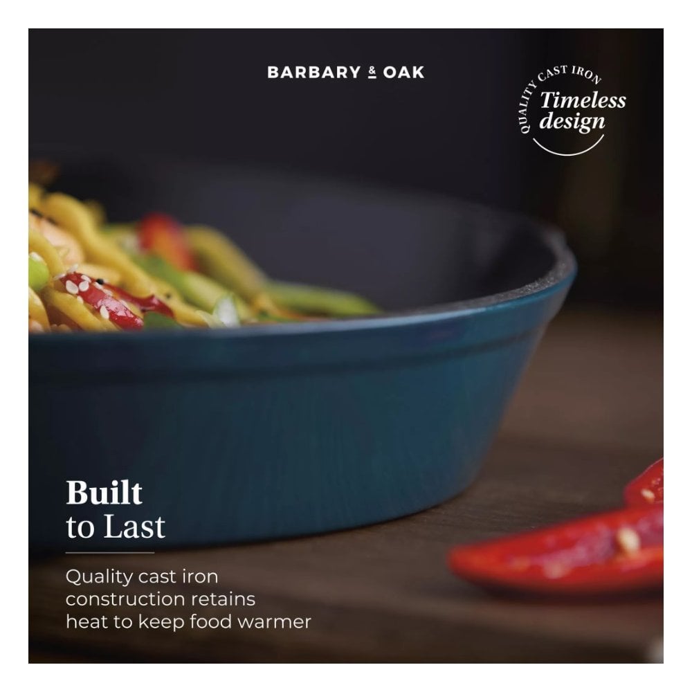 Nattura Cast Iron Round Fry Pan 26cm