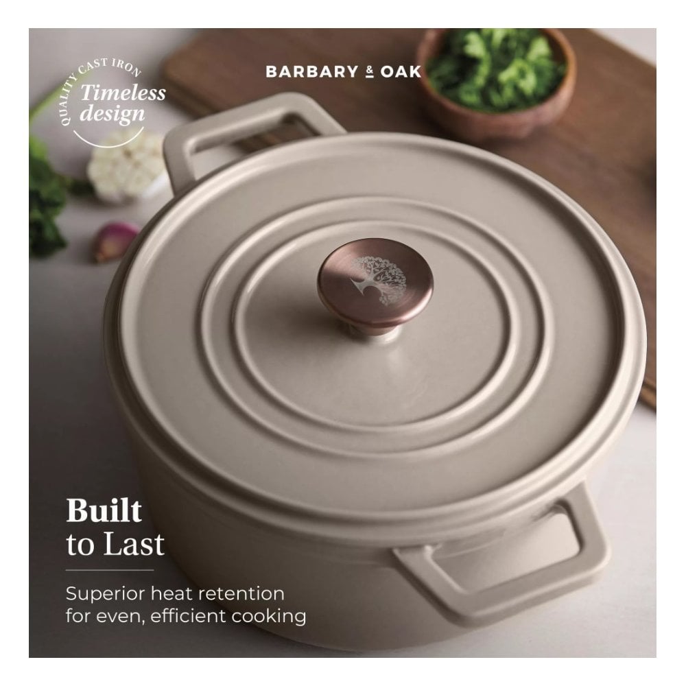 Nattura Cast Iron Round Casserole