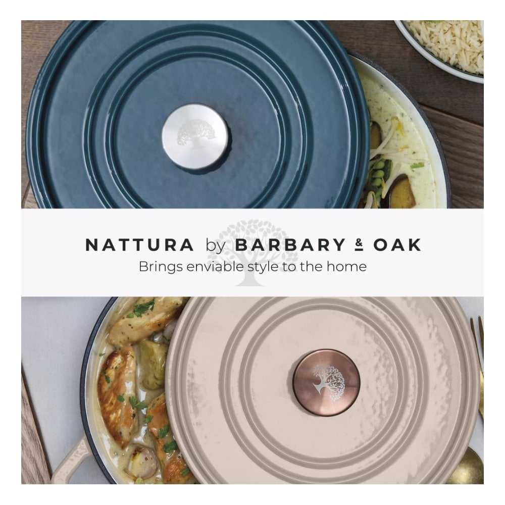 Nattura Cast Iron Round Casserole