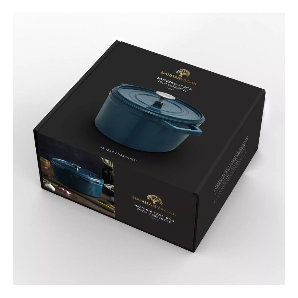Nattura Cast Iron Round Casserole