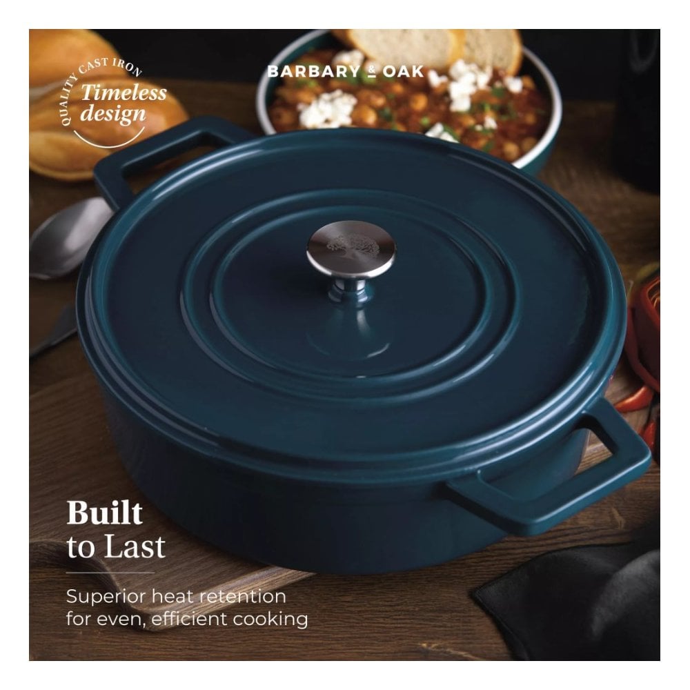 Nattura Cast Iron Shallow Casserole