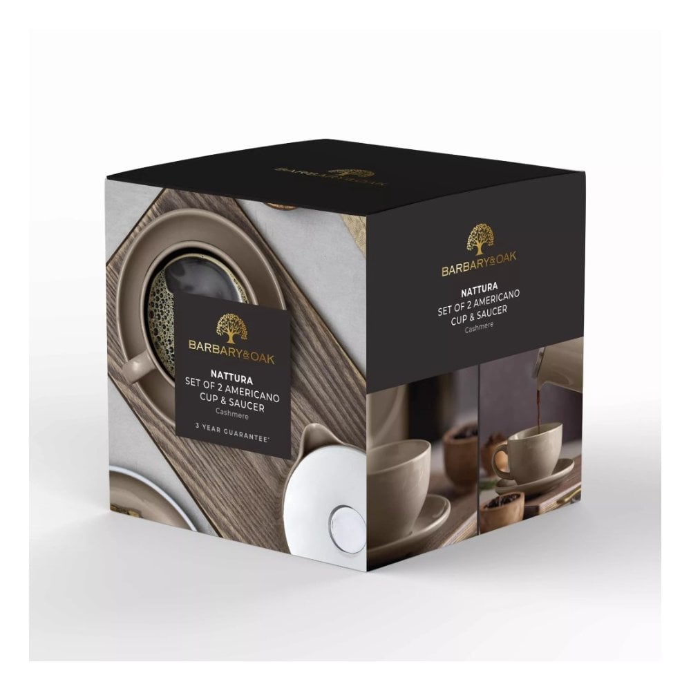 Nattura Americano Cup & Saucer - Set of 2