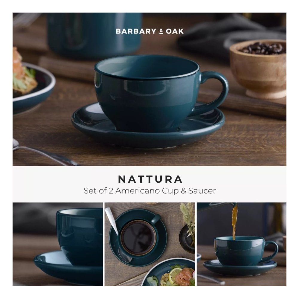 Nattura Americano Cup & Saucer - Set of 2