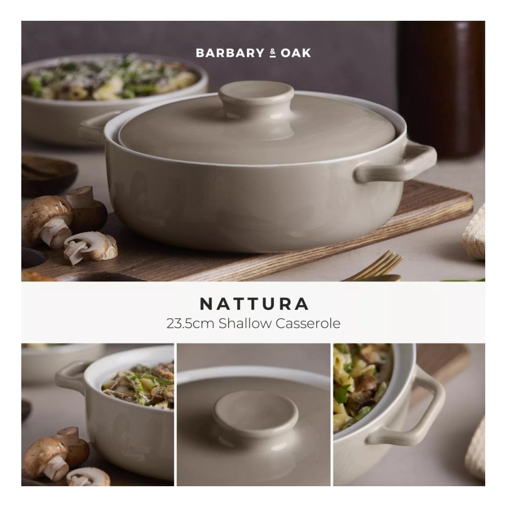 Nattura Shallow Casserole 23.5cm