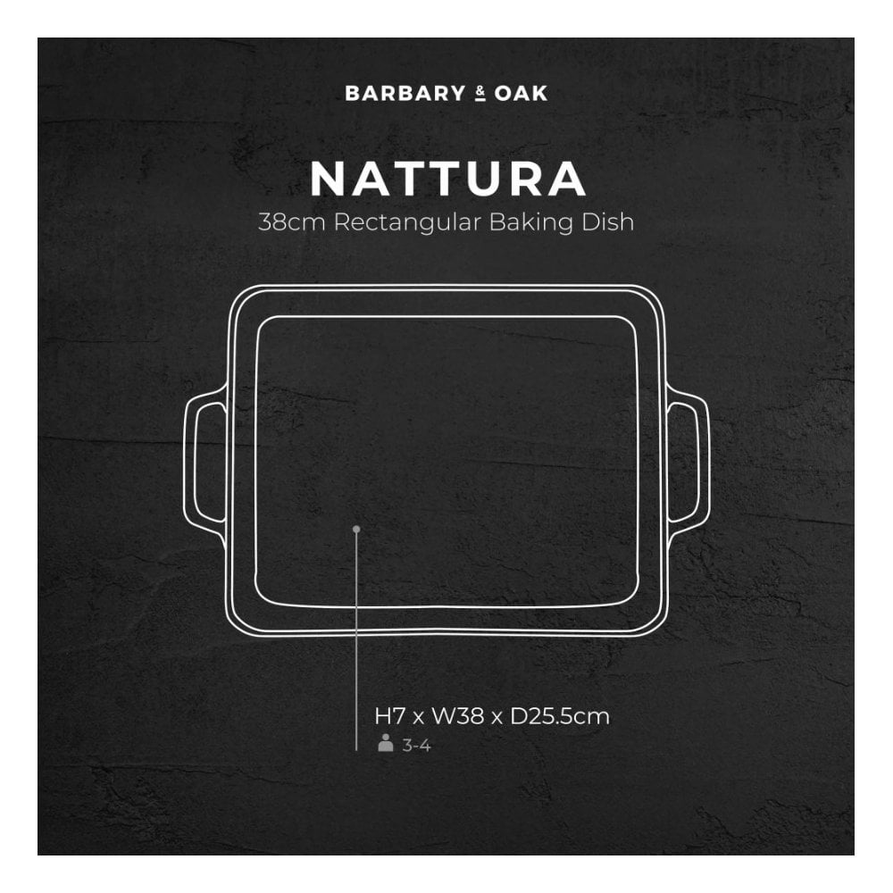 Nattura Rectangular Baking Dish 38cm