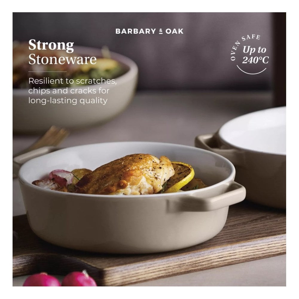 Nattura Round Baking Dishes - Set of 2