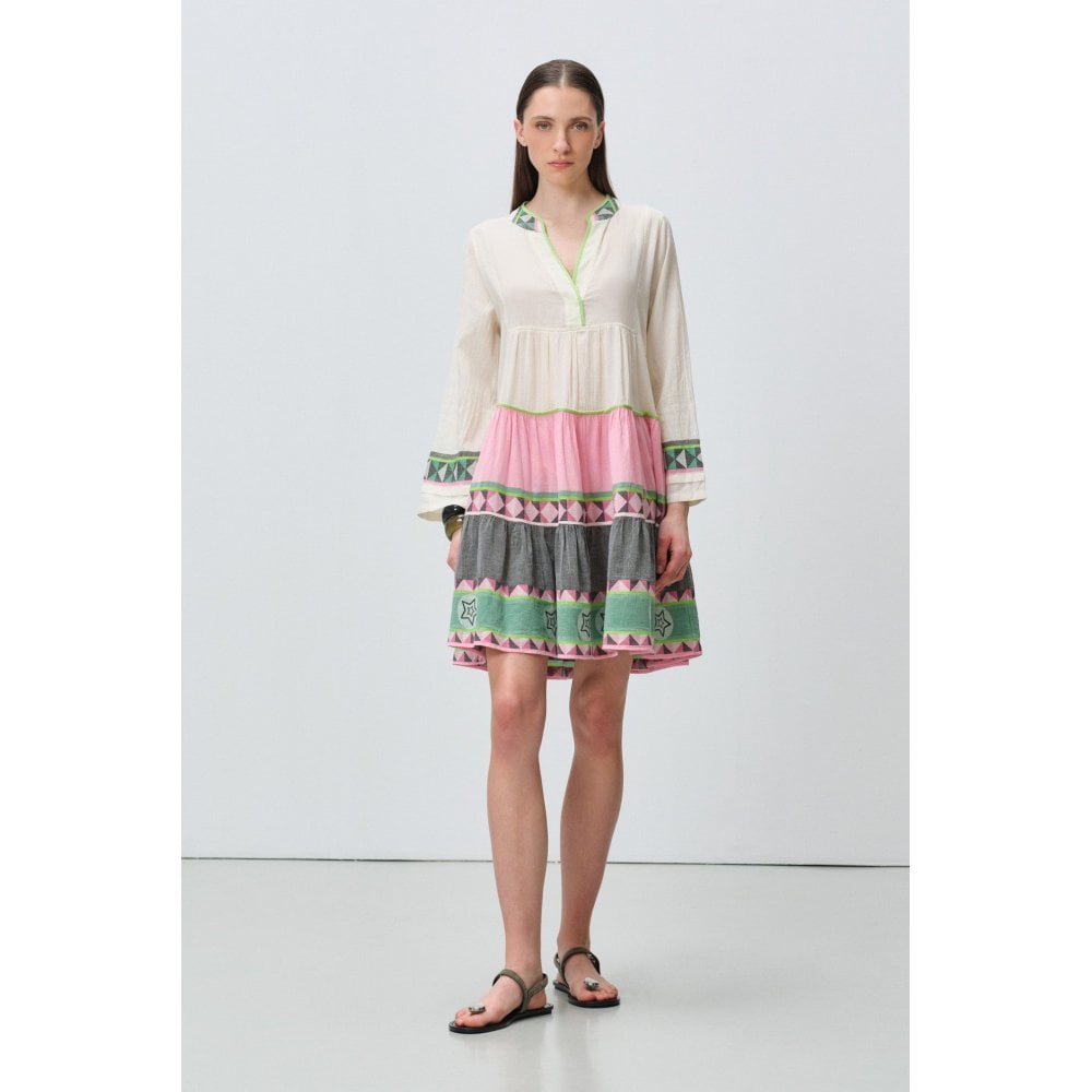 Ella 3 Relaxed Bohemian Mini Dress