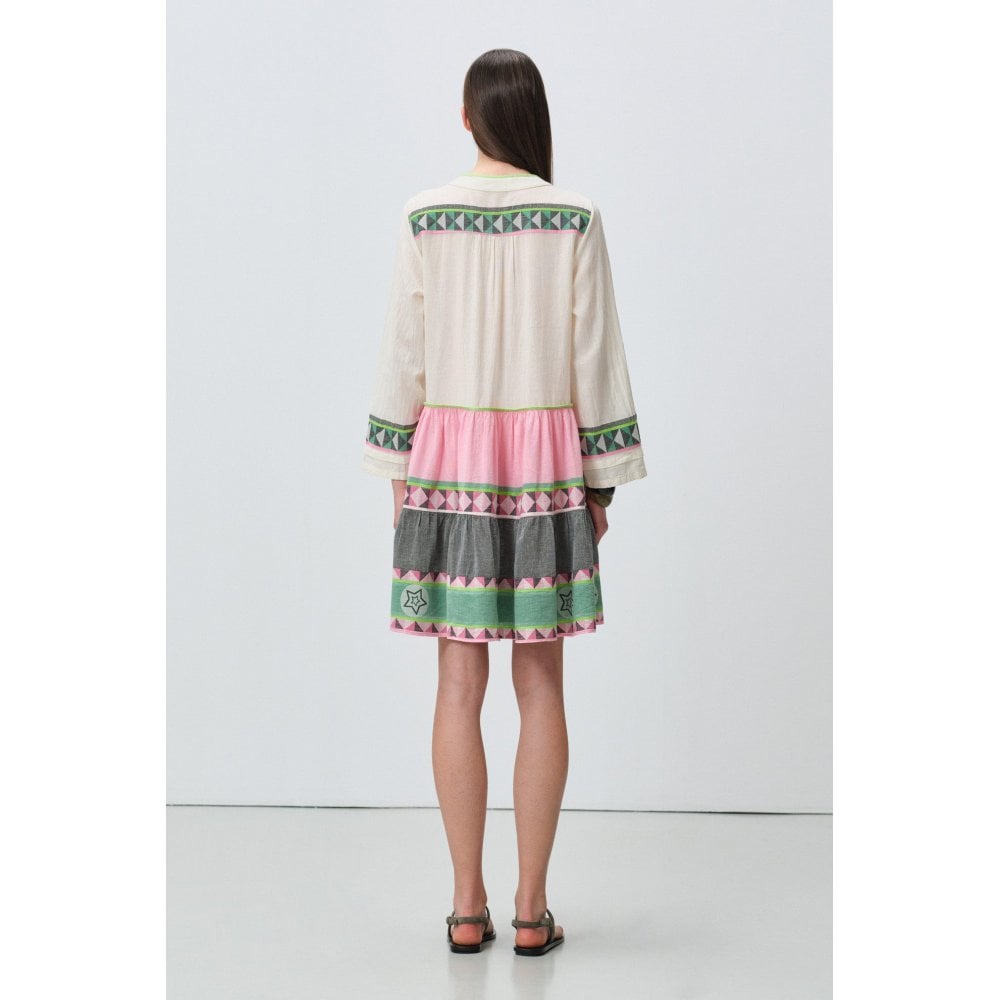 Ella 3 Relaxed Bohemian Mini Dress