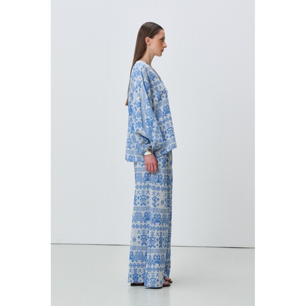 Lumen Relaxed Wide Fit Bohemian Trousers