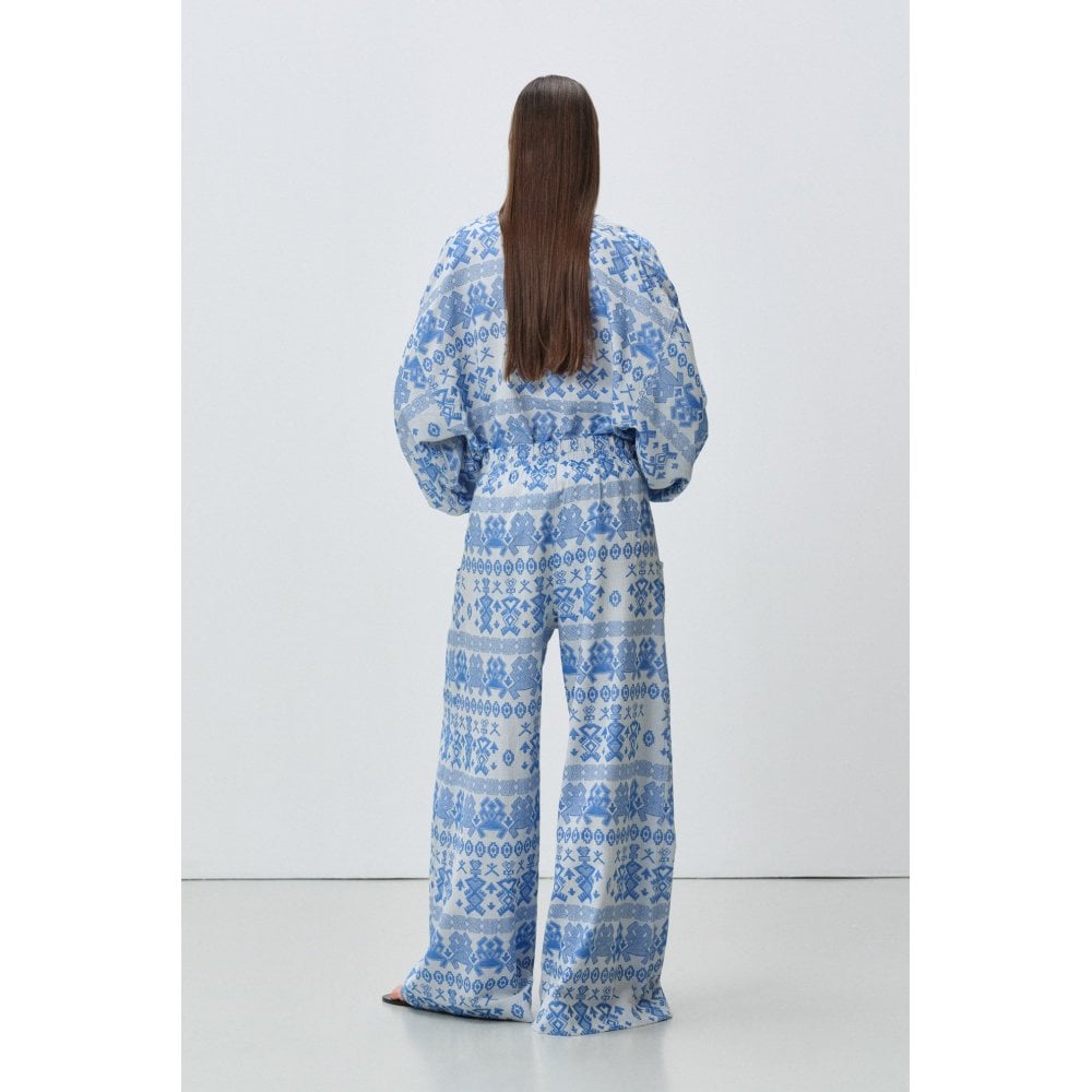 Lumen Relaxed Wide Fit Bohemian Trousers