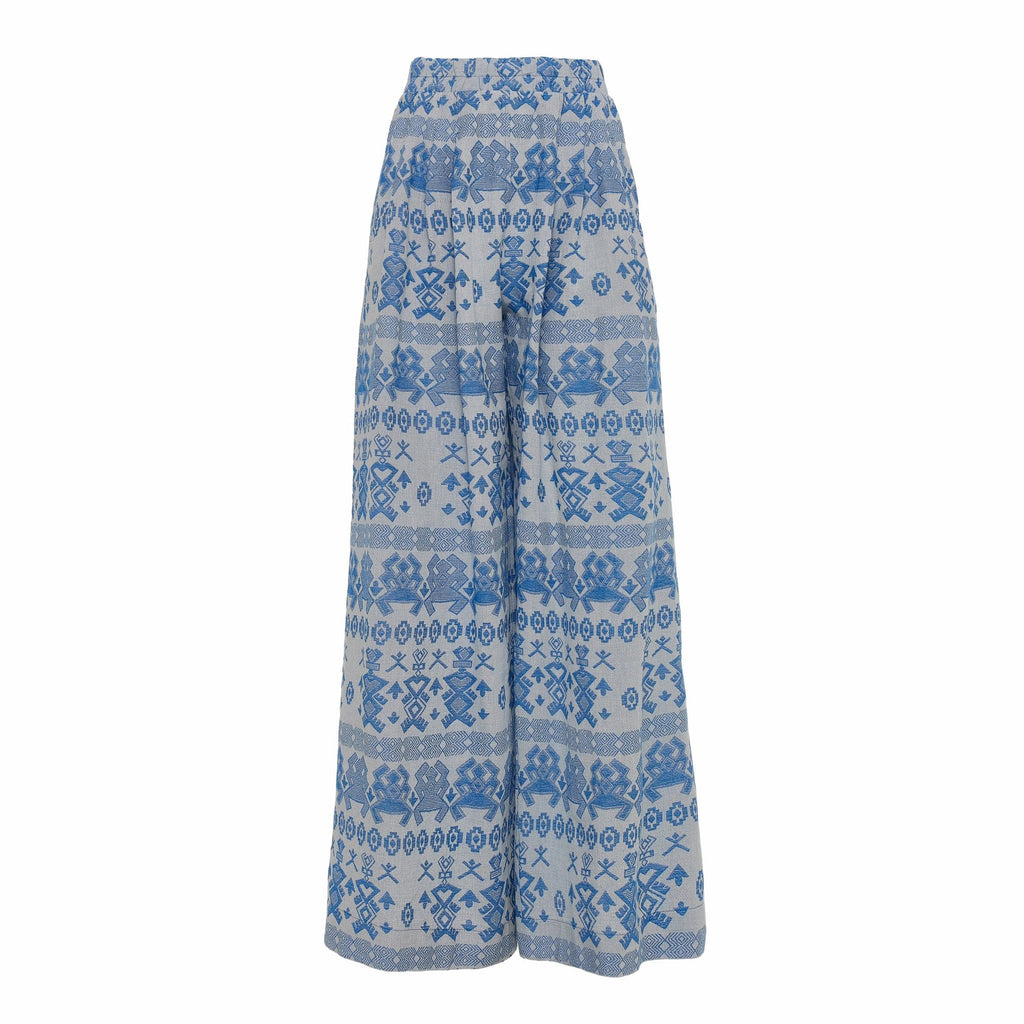 Lumen Relaxed Wide Fit Bohemian Trousers