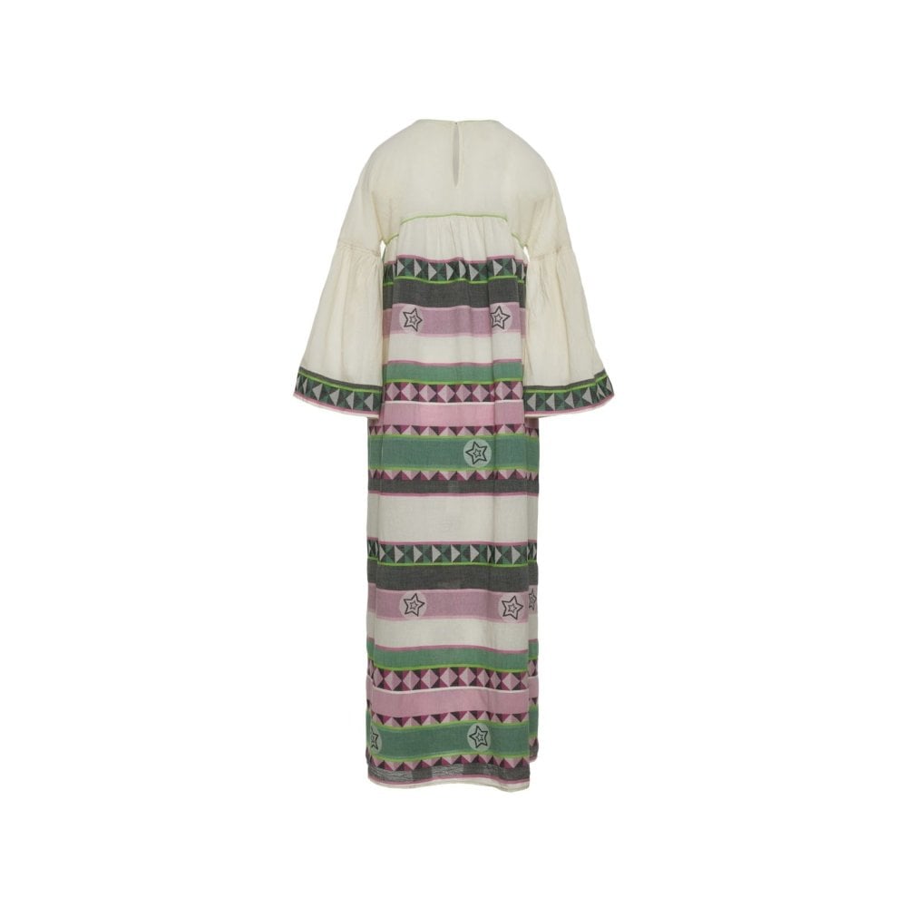 Vela Geometric Stripe Maxi Dress