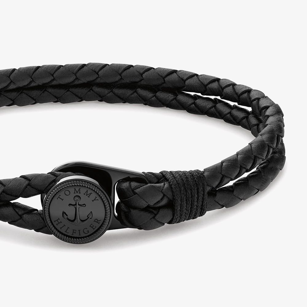 Nautical Double Braided Leather Bracelet