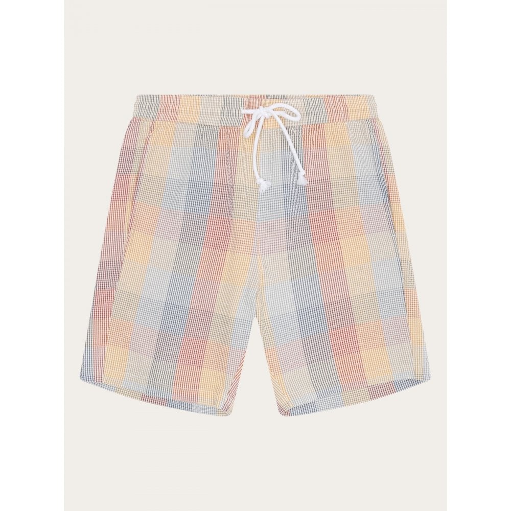 Fig Loose Seersucker Shorts