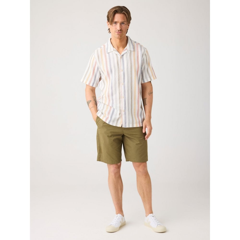 Relaxed Stripe Short Sleeve Shirt