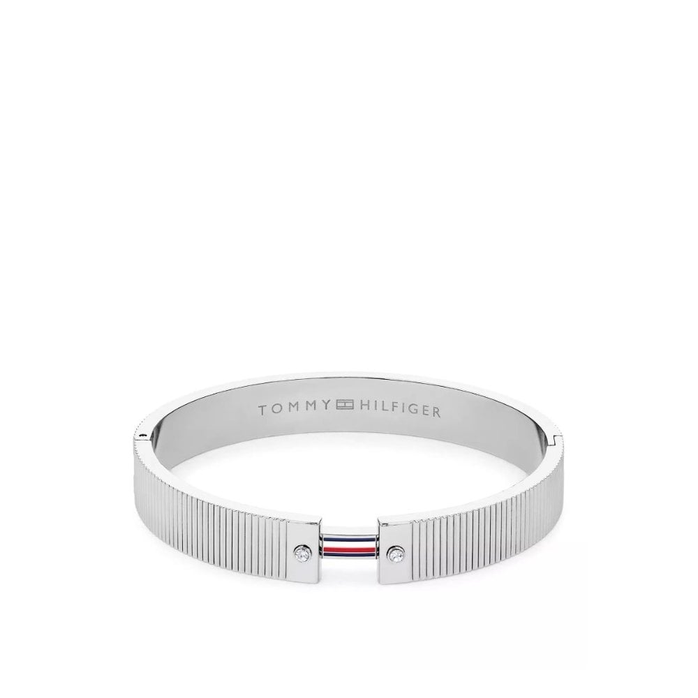 Stripes Stone Set Bangle