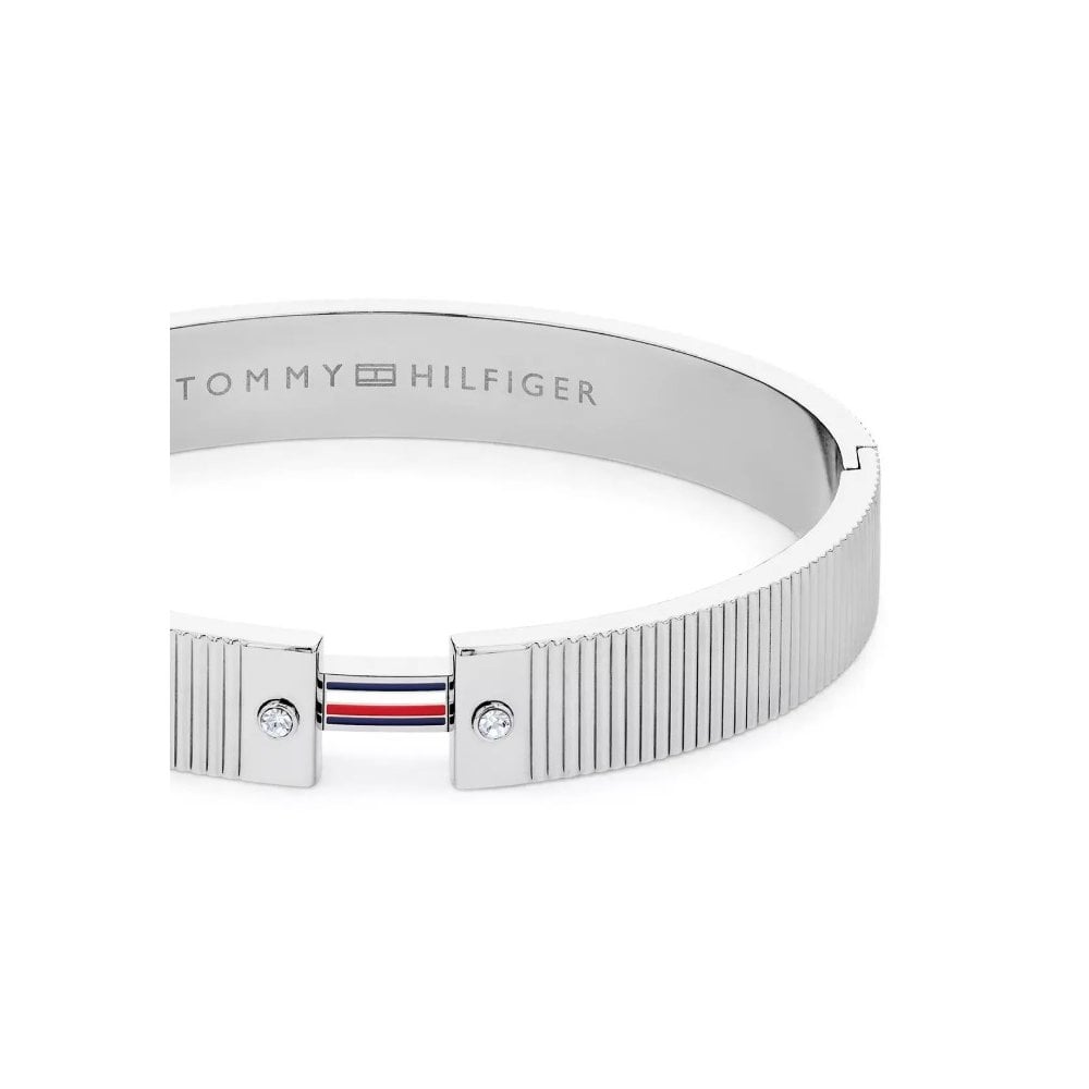 Stripes Stone Set Bangle