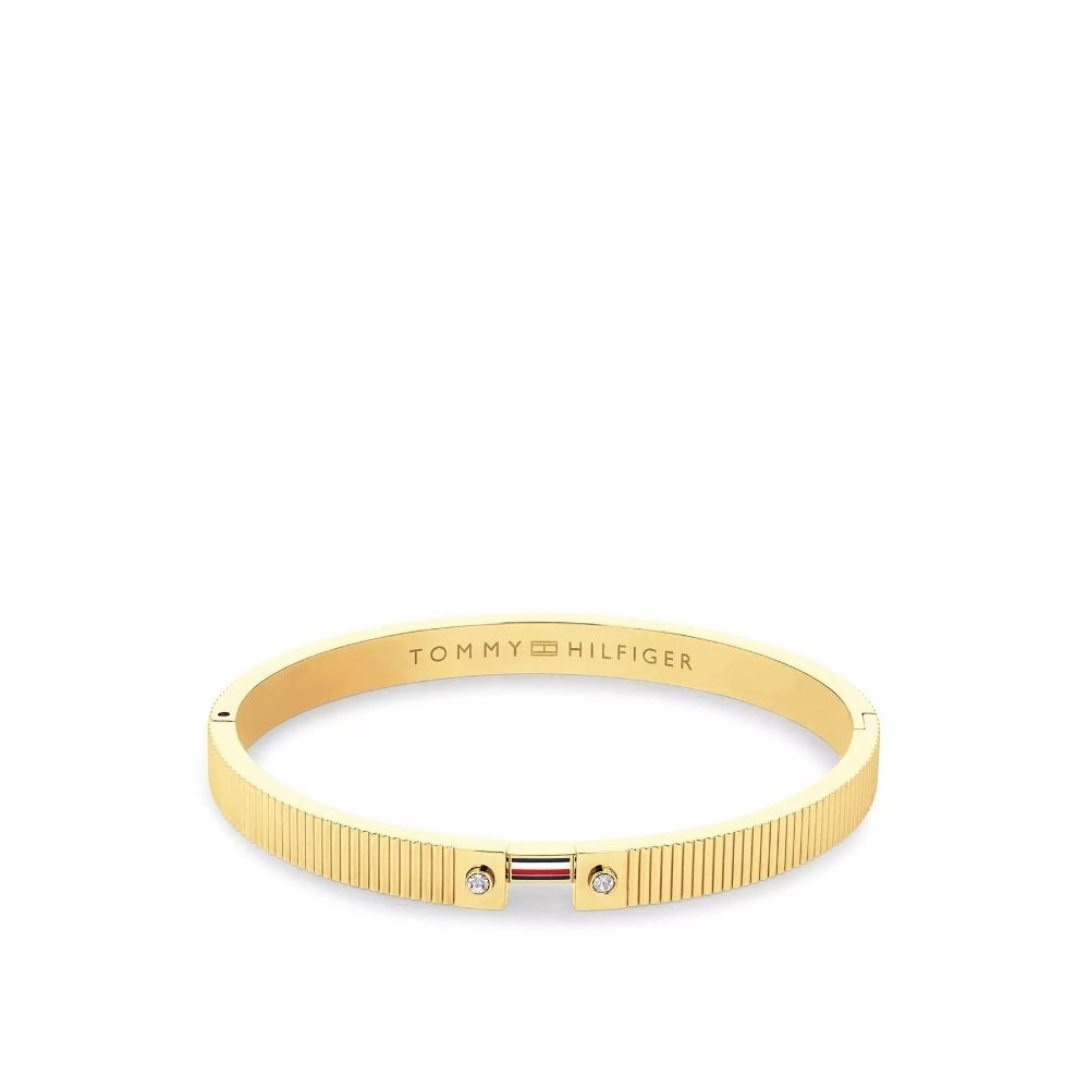 Stripes Stone Set Bangle