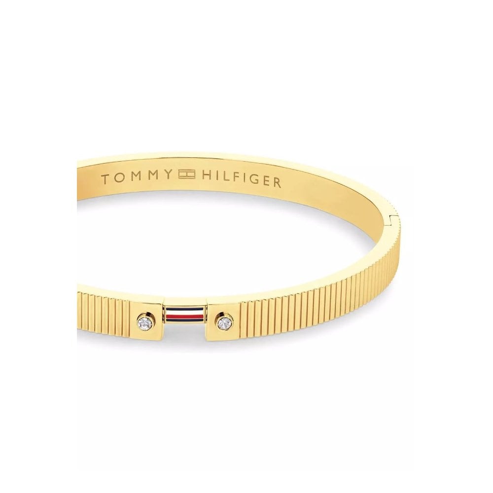 Stripes Stone Set Bangle