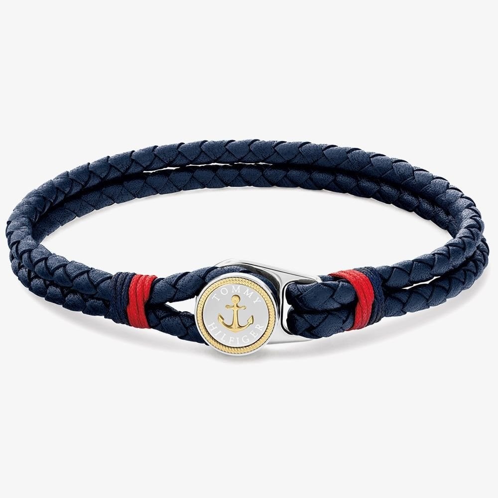 Nautical Double Braided Leather Bracelet