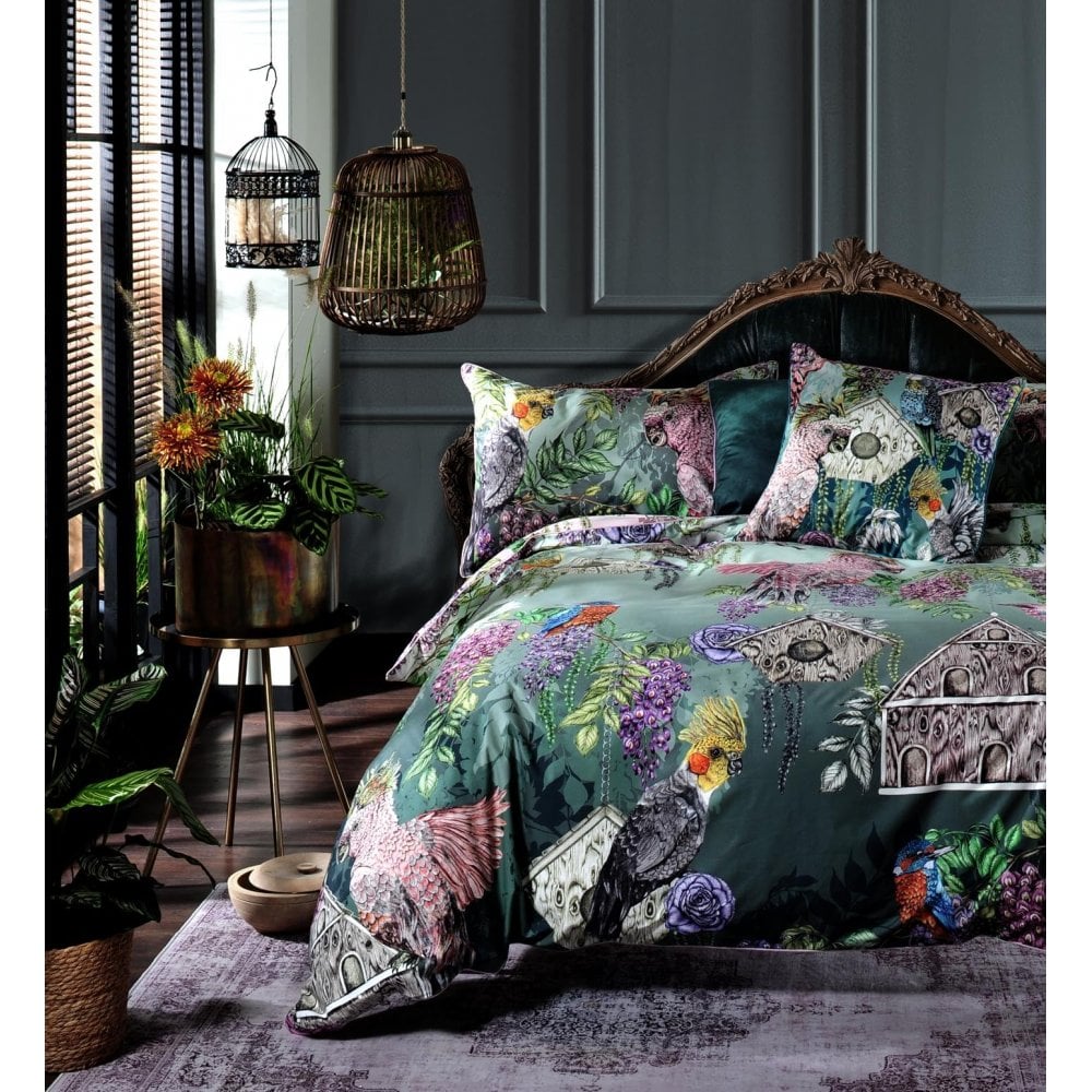Bird Sanctuary 200 Thread Count Cotton Duvet Cover Set