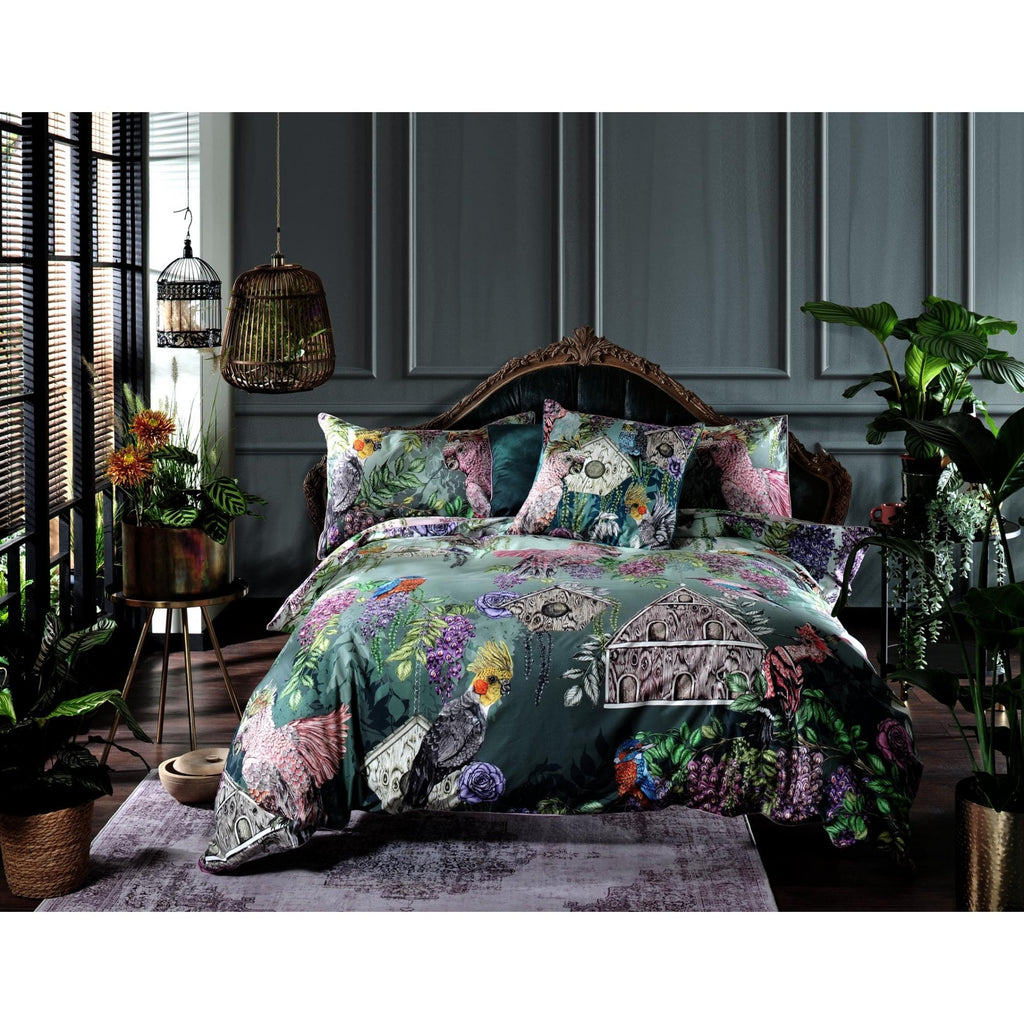Bird Sanctuary 200 Thread Count Cotton Duvet Cover Set
