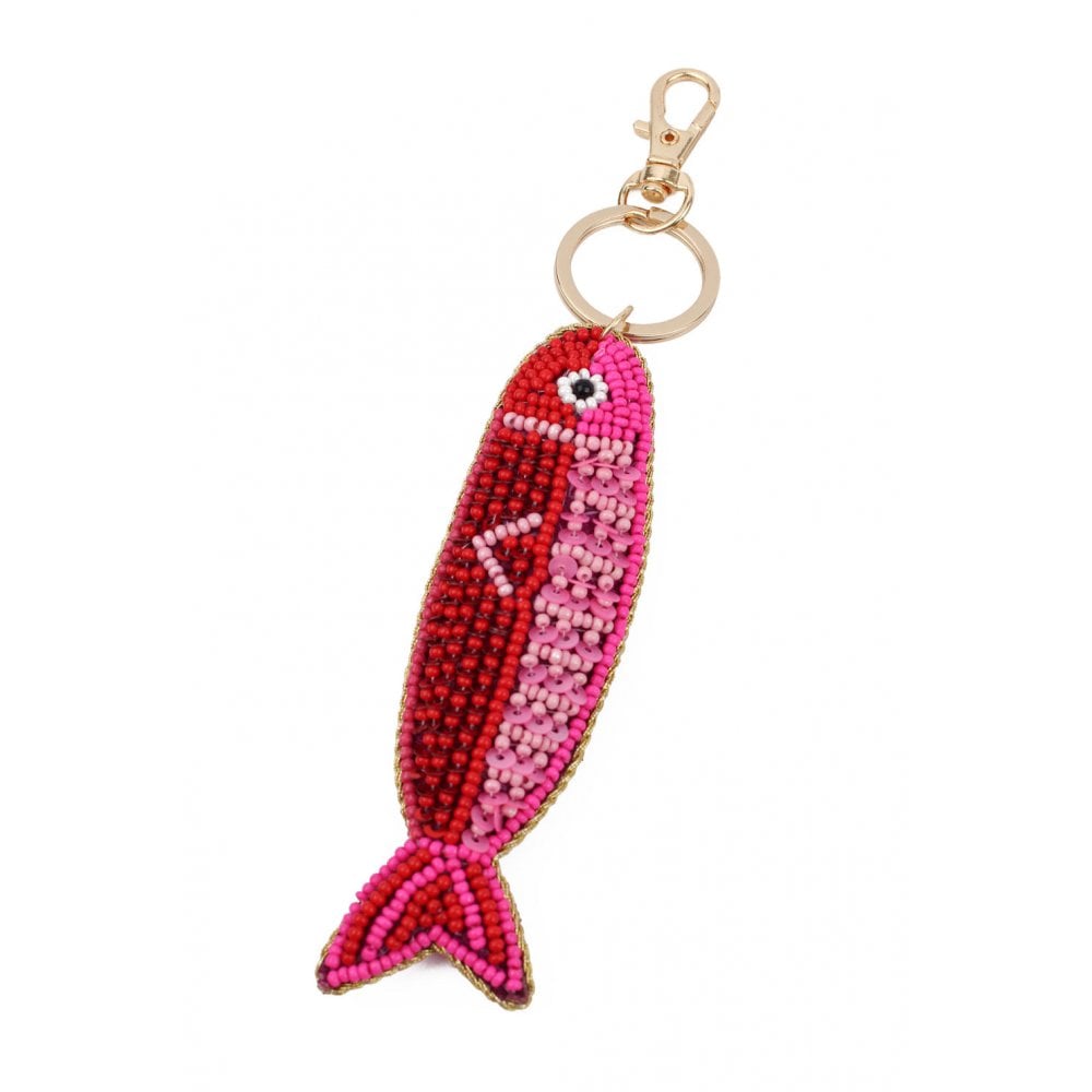 Red & Pink Fish Keyring/Bag Charm